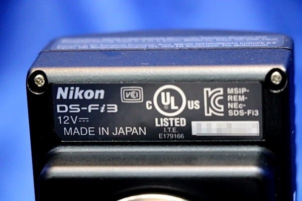 Nikon ニコン 590万画素 顕微鏡用デジタルカメラ DS-Fi+アダプター 高精細 高速 高感度 Cマウントカラーカメラ AC付き 50124Yの画像8