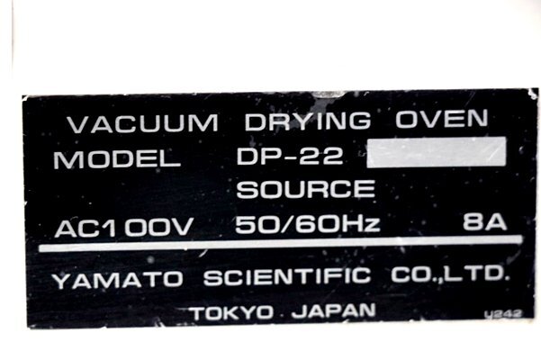 YAMATO vacuum low temperature dry vessel DP22 /ULVAC vacuum pump GLD-136&. pcs attaching 50170Y