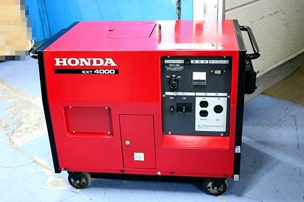 Honda 本田技研 EXT4000 防音設計 三相発電機 セルスターター付 50Hz仕様 50235Yの画像1