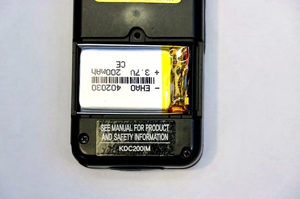 美品/バッテリー新品に交換済 KOAMTAC コームタック バーコードデータコレクター KDC200iM Bluetooth搭載/マニュアル 超小型 軽量 50488Y_画像5