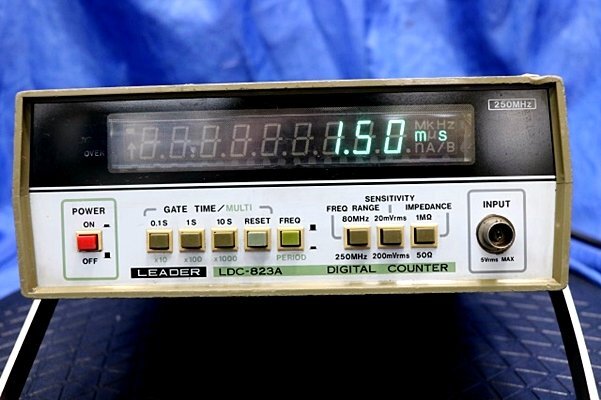計測 055 LEADER LDC-823A DIGITAL COUNTER 周波数カウンター デジタルカウンター 250MHzの画像3