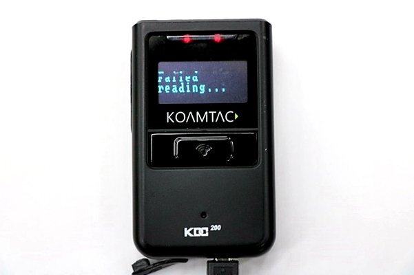  beautiful goods / battery new goods . replaced KOAMTAC comb tuck barcode data collector KDC200iM Bluetooth installing / manual microminiature light weight 50491Y