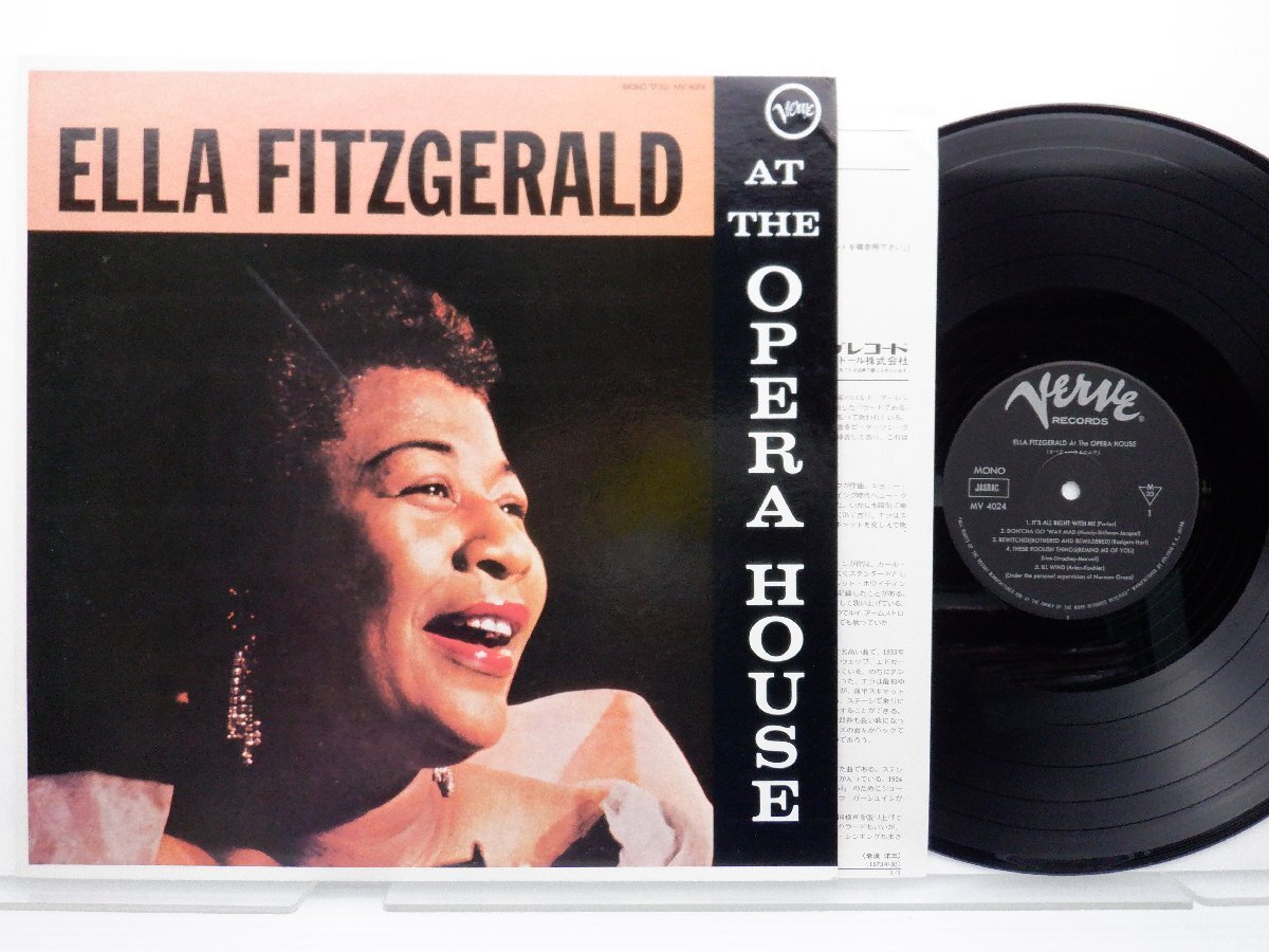Ella Fitzgerald(エラ・フィッツジェラルド)「Ella Fitzgerald At The Opera House」LP（12インチ）/Verve Records(MV 4024)/Jazzの画像1
