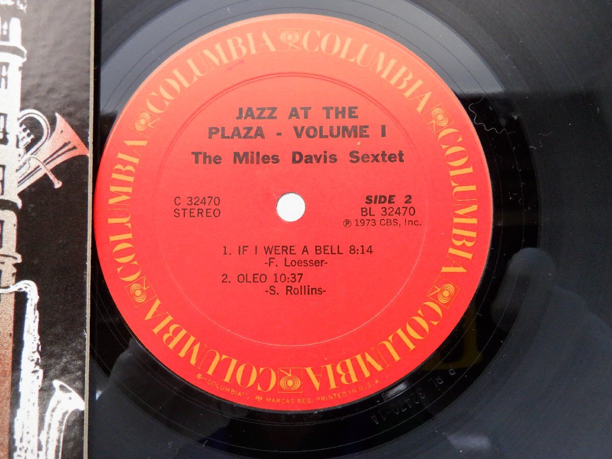 【US盤】The Miles Davis Sextet(マイルス・デイヴィス)「Jazz At The Plaza Vol. 1」LP（12インチ）/Columbia(C 32470)/Jazzの画像2