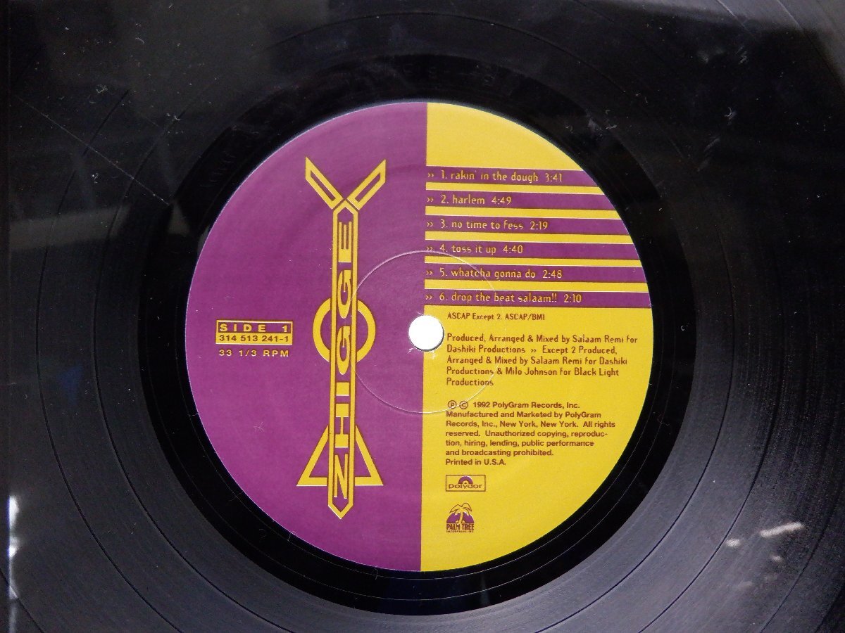 Zhigge(ジギー)「Zhigge」LP（12インチ）/Polydor(314 513 241-1)/Hip Hop_画像2