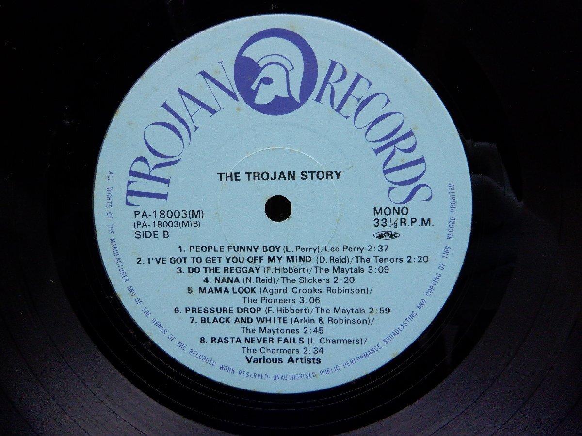 V.A.「The Trojan Story」LP(pa 18001 3)/レゲエの画像2