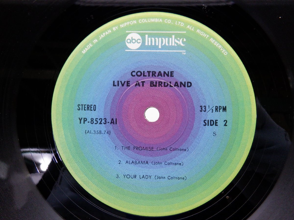 John Coltrane「Live At Birdland」LP（12インチ）/Impulse!(YP-8523-AI)/Jazz_画像2