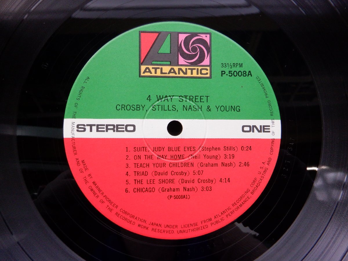 Crosby Stills Nash & Young「4 Way Street」LP（12インチ）/Atlantic(P-5008~9A)/Rockの画像2