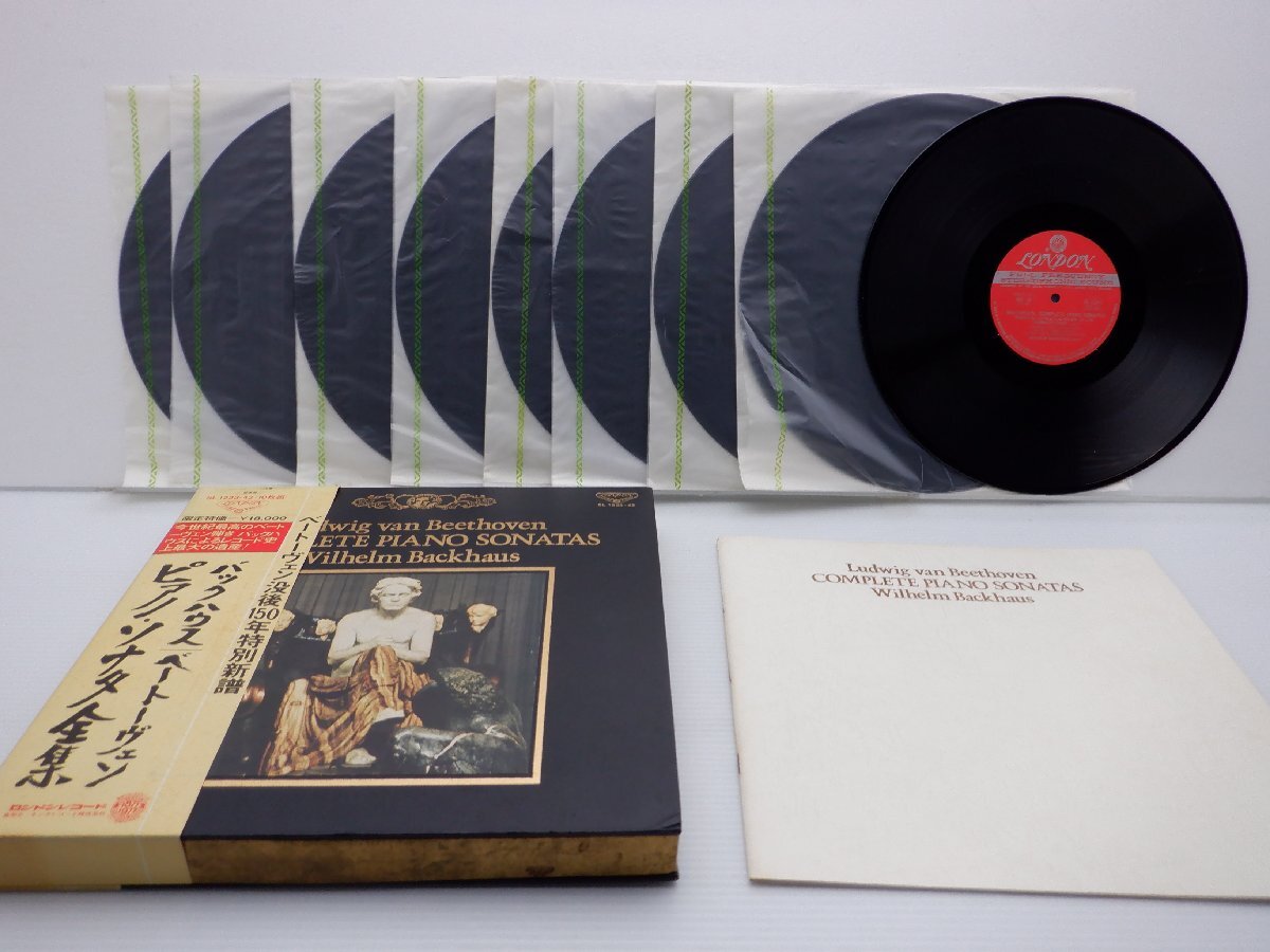 ウィルヘルム・バックハウス「ベートーヴェン「ピアノ・ソナタ全集」」LP/London Records(SL 1233/42)/クラシックの画像1