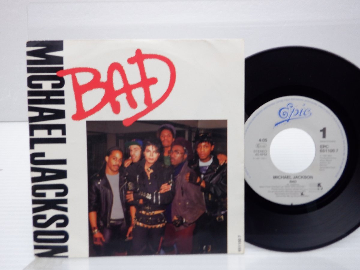 Michael Jackson「Bad」EP（7インチ）/Epic(epc 651100 6)/洋楽ロック_画像1
