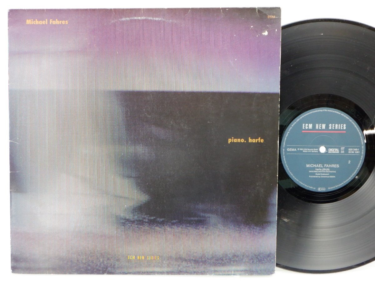 Michael Fahres「Piano. Harfe」LP（12インチ）/ECM Records(ECM 1281)/クラシックの画像1