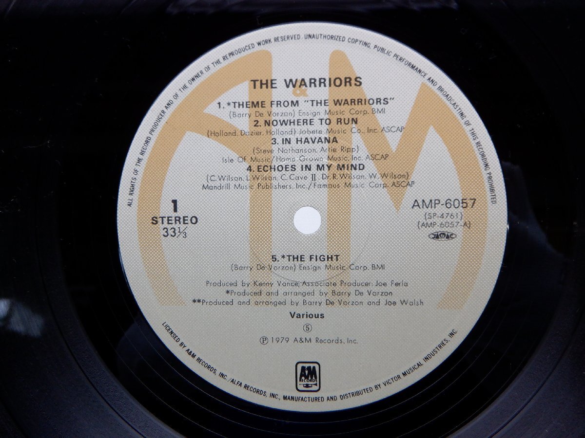 Various「The Warriors (The Original Motion Picture Soundtrack)」LP（12インチ）/A&M Records(AMP-6057)/テレビ映画舞台音楽の画像2