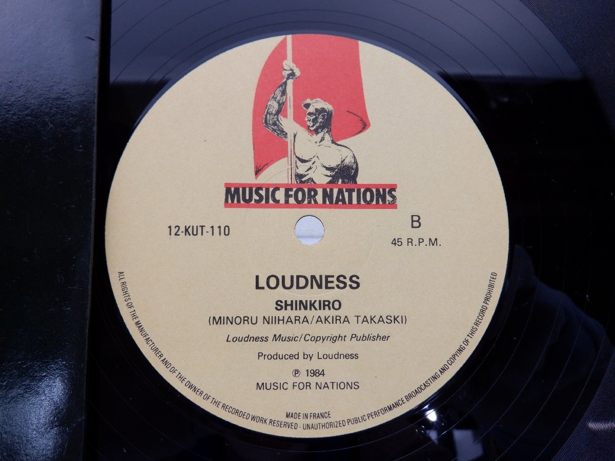 Loudness 「ロード・レーサー」LP（12インチ）/Music For Nations(12 KUT 110)/邦楽ロック_画像2