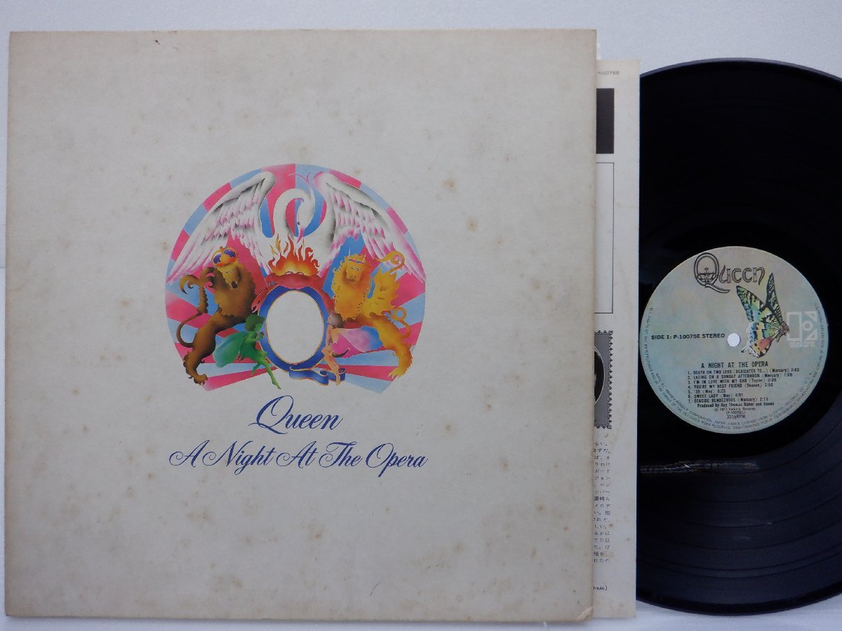 Queen(クイーン)「A Night At The Opera(オペラ座の夜)」LP（12インチ）/Elektra(P-10075E)/ロック_画像1