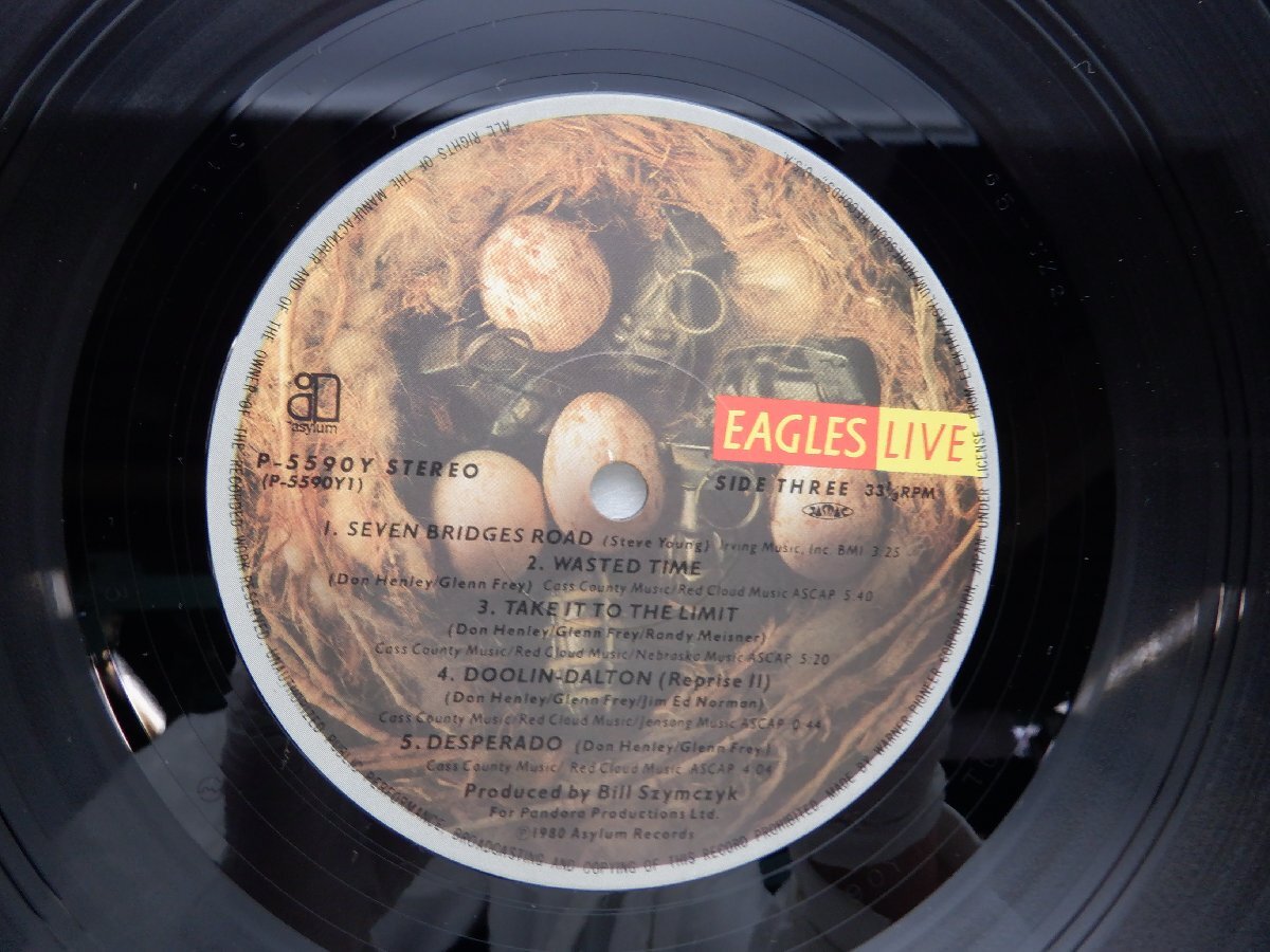 Eagles(イーグルス)「Eagles Live」LP（12インチ）/Asylum Records(P-5589/90Y)/ロック_画像2