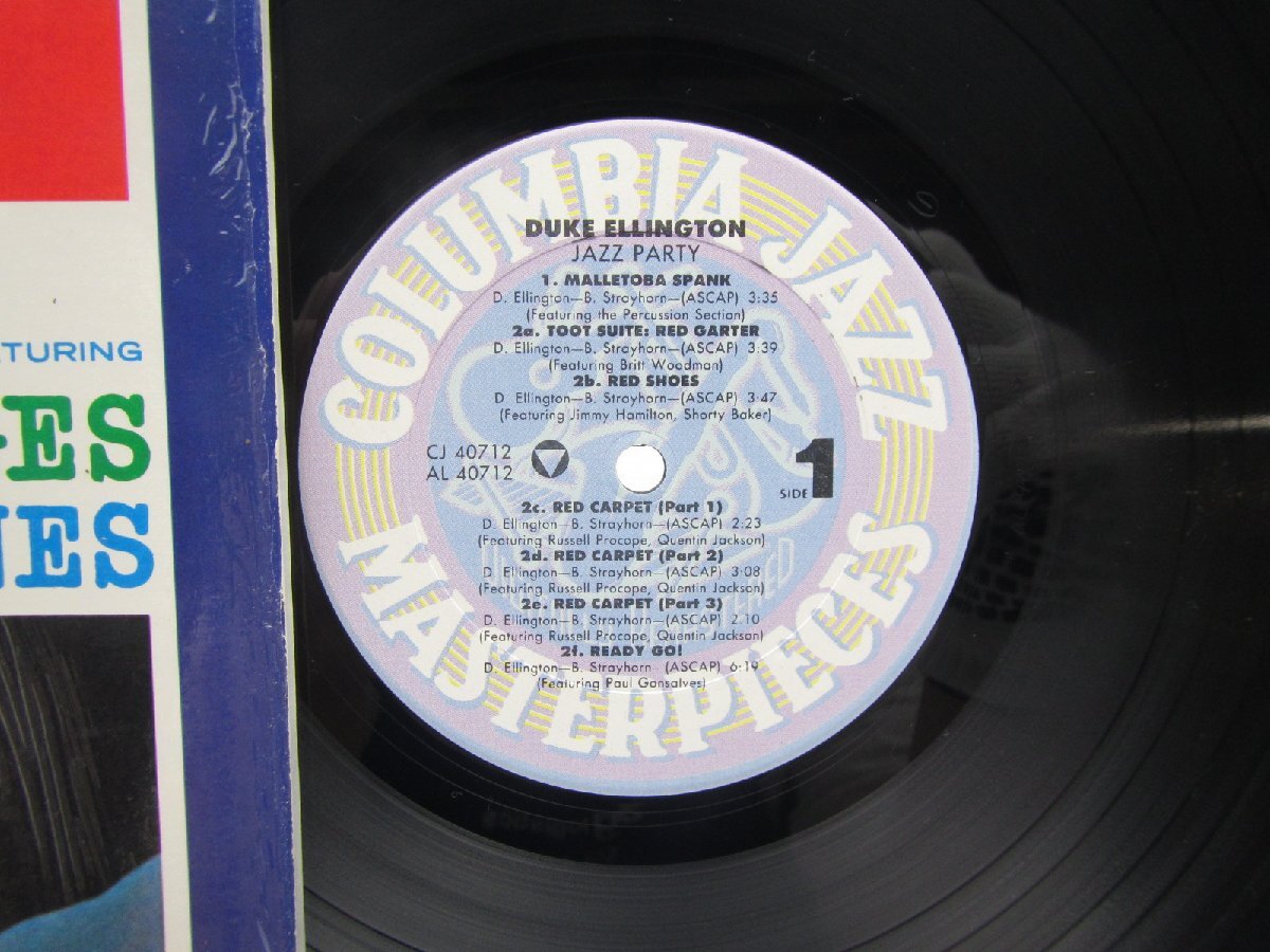 Duke Ellington And His Orchestra「Ellington Jazz Party」LP（12インチ）/Columbia(CJ 40712)/ジャズの画像2