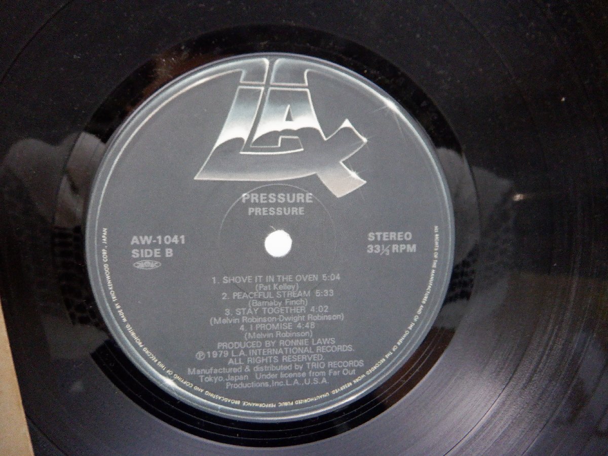 Pressure「Pressure」LP（12インチ）/LAX Records(AW-1041)/ジャズの画像2