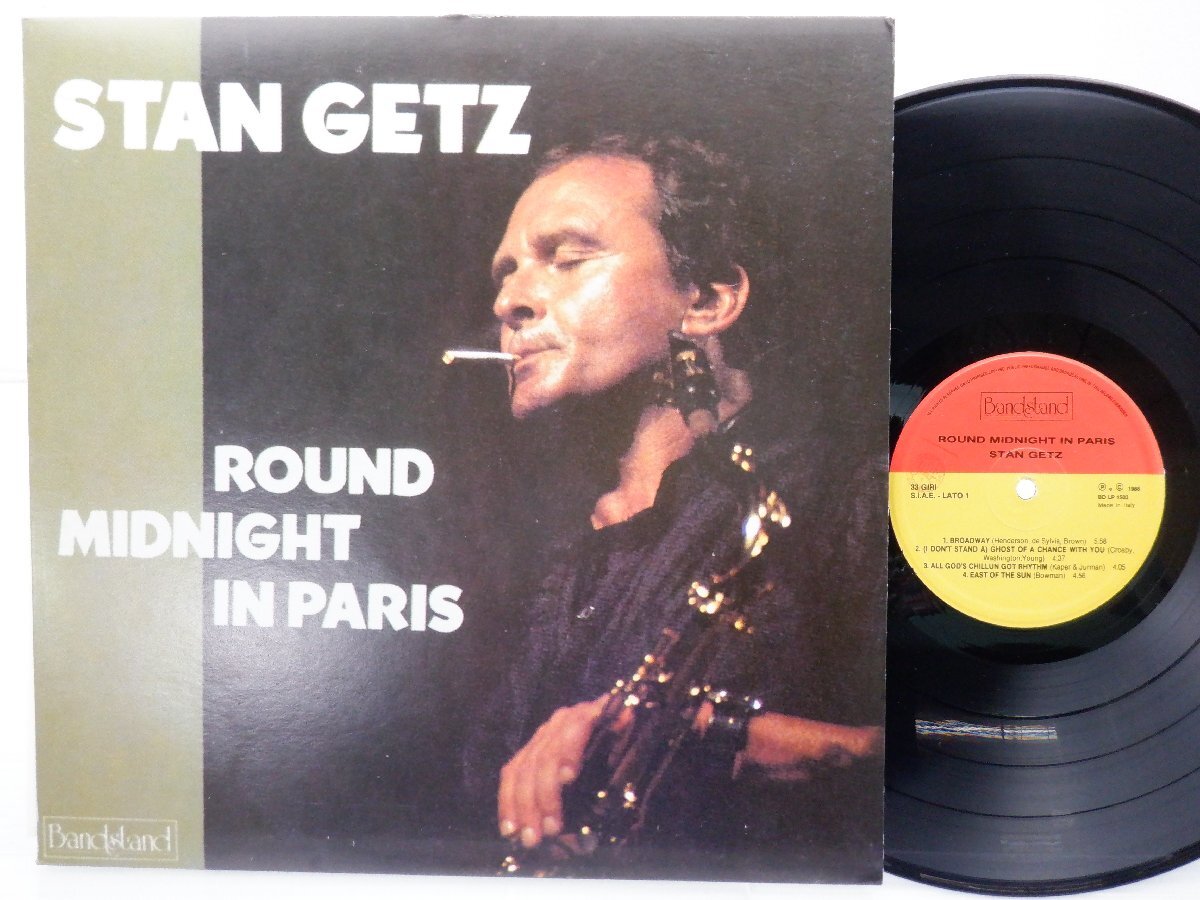 Stan Getz「Round Midnight In Paris」LP（12インチ）/Bandstand(BD LP 1503)/ジャズの画像1