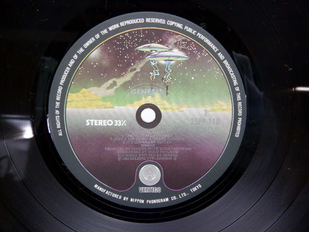 Genesis(ジェネシス)「Genesis(ジェネシス)」LP（12インチ）/Vertigo(25PP-110)/ロック_画像2