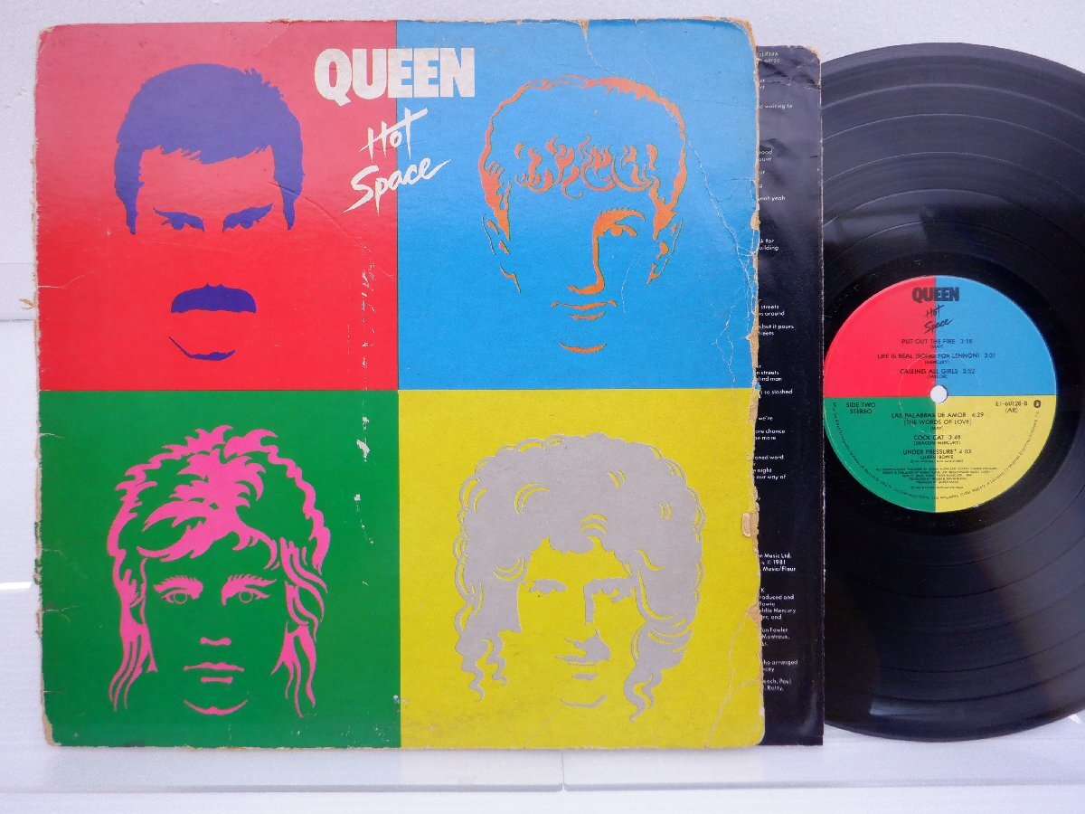 【US盤】Queen(クイーン)「Hot Space(ホットスペース)」LP（12インチ）/Elektra(E1-60128)/ロック_画像1