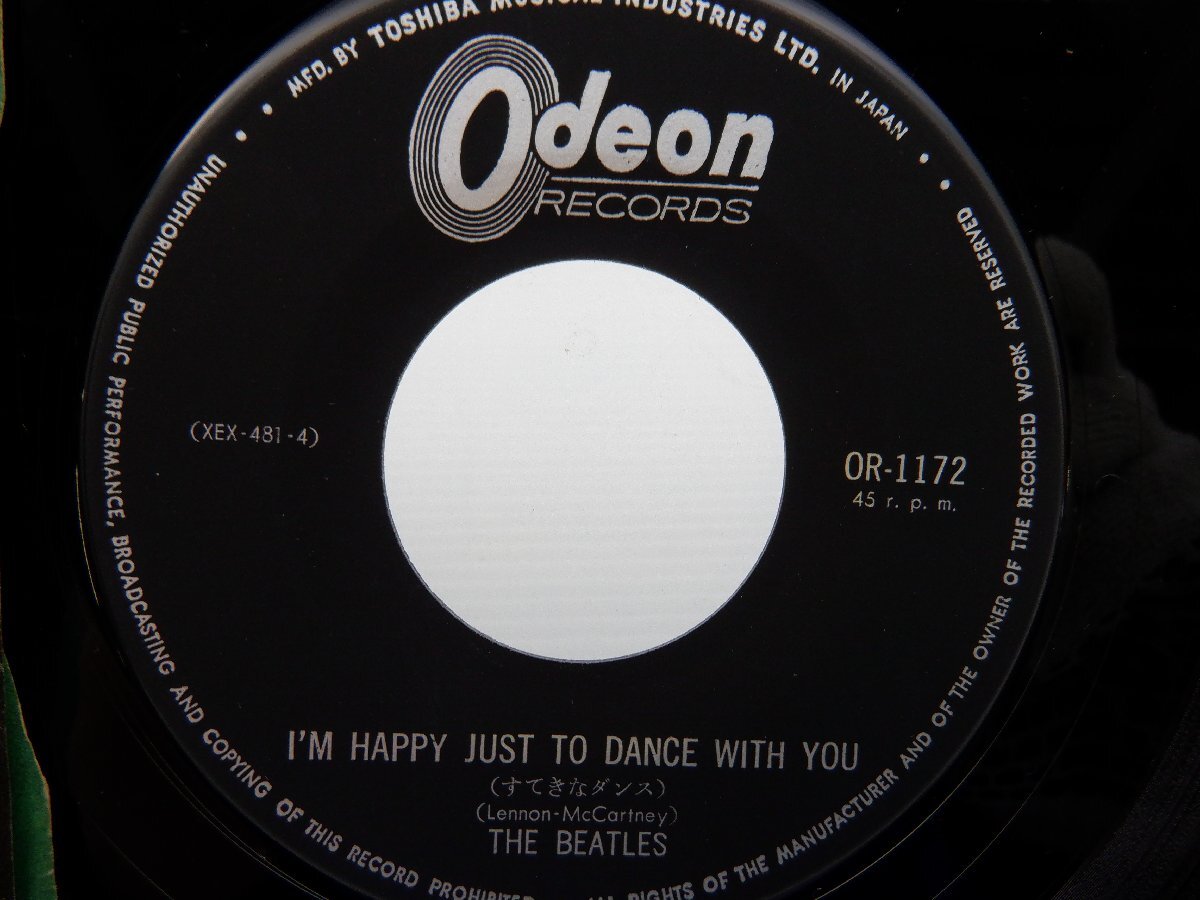 The Beatles(ビートルズ)「すてきなダンス / テル・ミー・ホワイ」EP（7インチ）/Odeon(OR-1172)/ロック_画像2