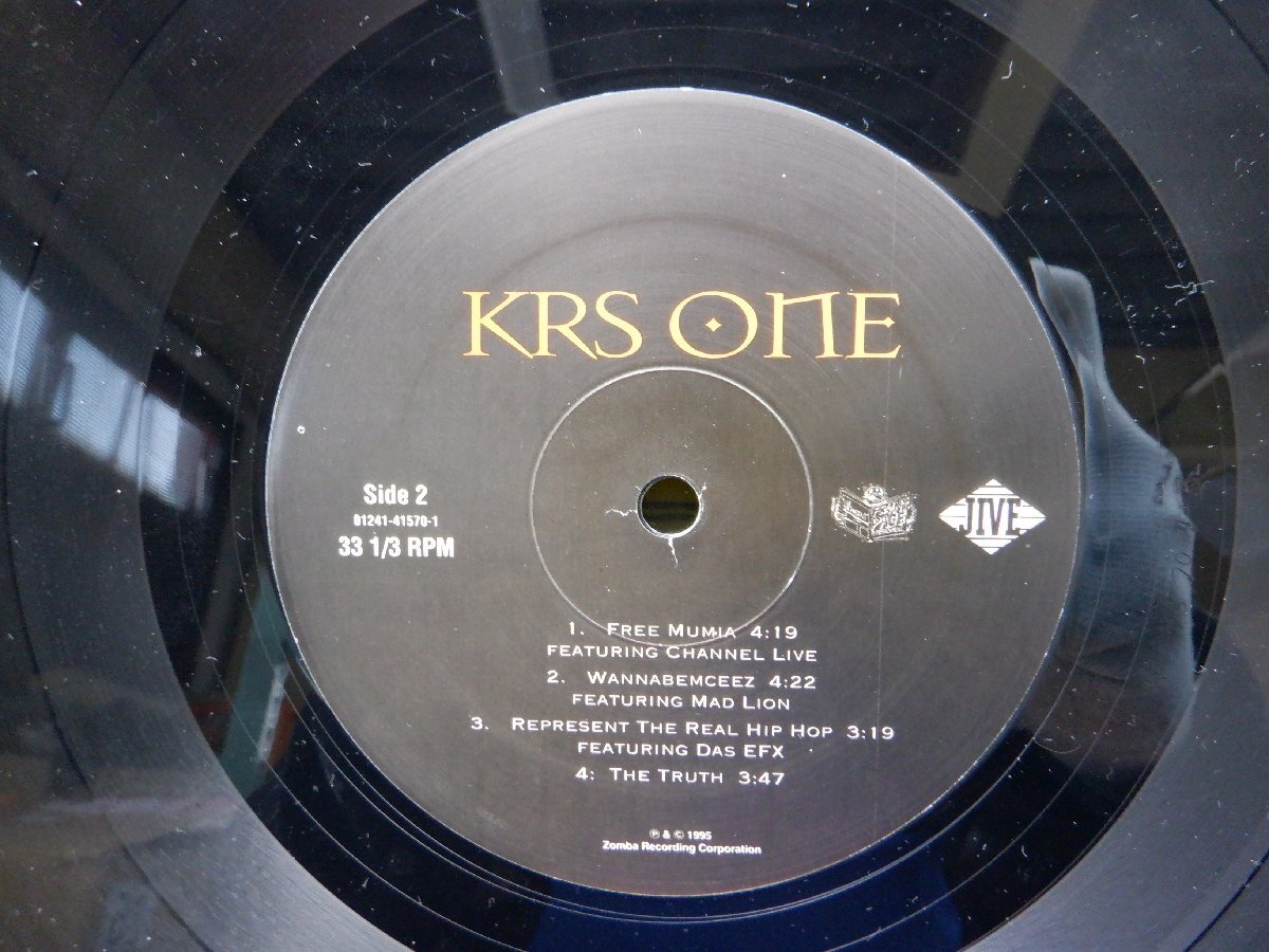 KRS-One(KRS・ワン)「KRS ONE」LP（12インチ）/Jive(01241-41570-1)/Hip Hopの画像2