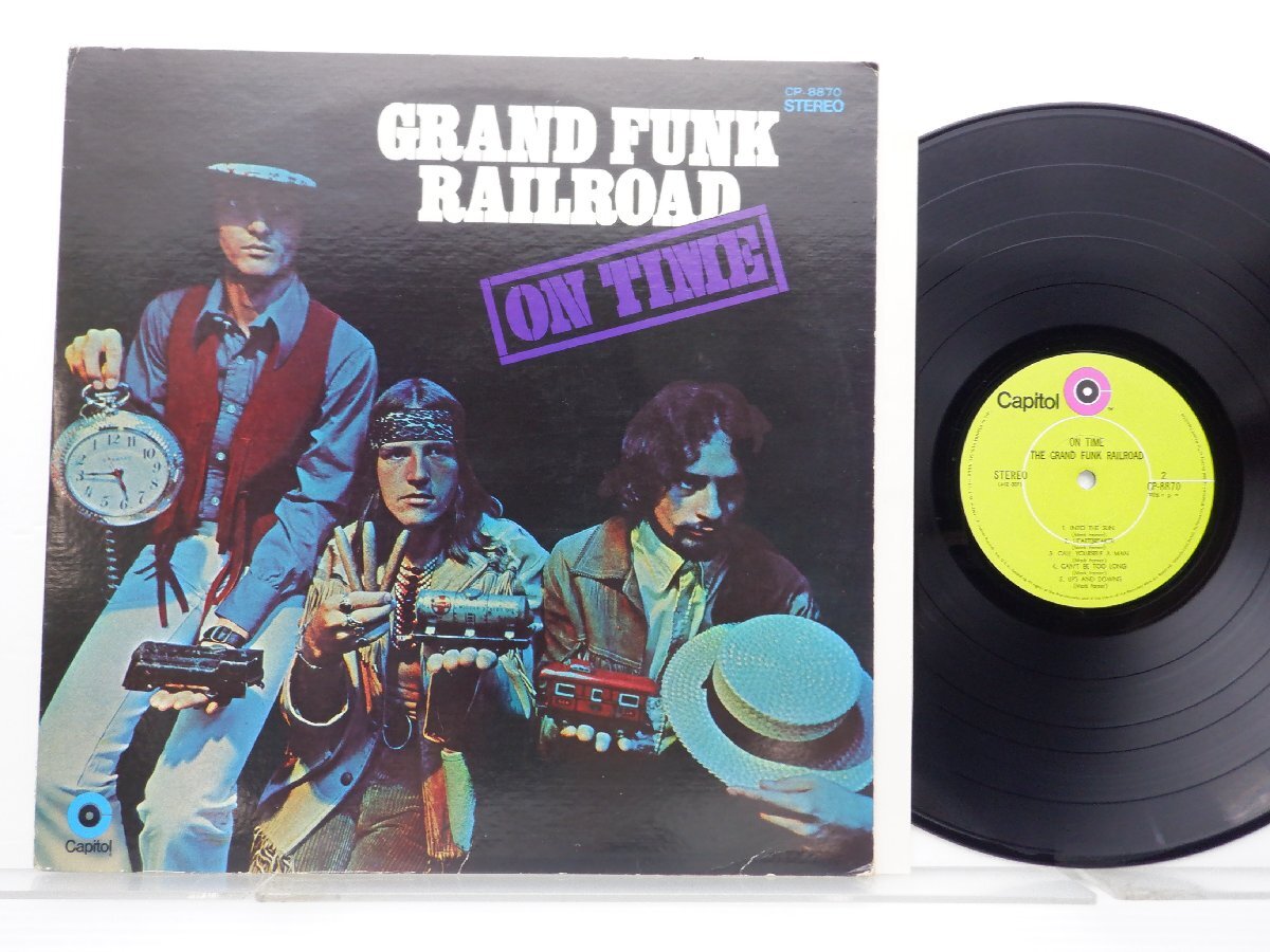 Grand Funk Railroad(グランド・ファンク・レイルロード)「On Time」LP（12インチ）/Capitol Records(CP-8870)/ロック_画像1