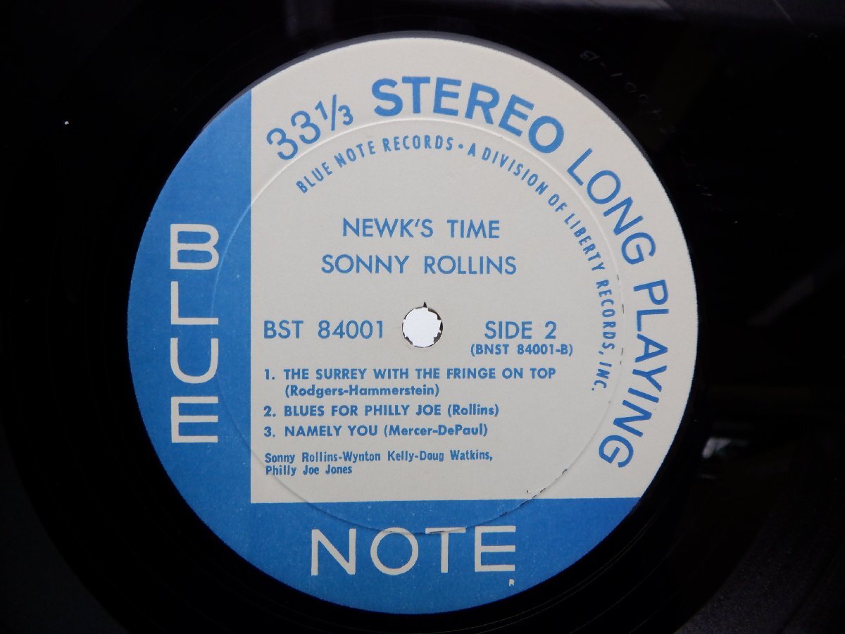 Sonny Rollins(ソニー・ロリンズ)「Newk's Time」LP（12インチ）/Blue Note(BST 84001)/ジャズ_画像2