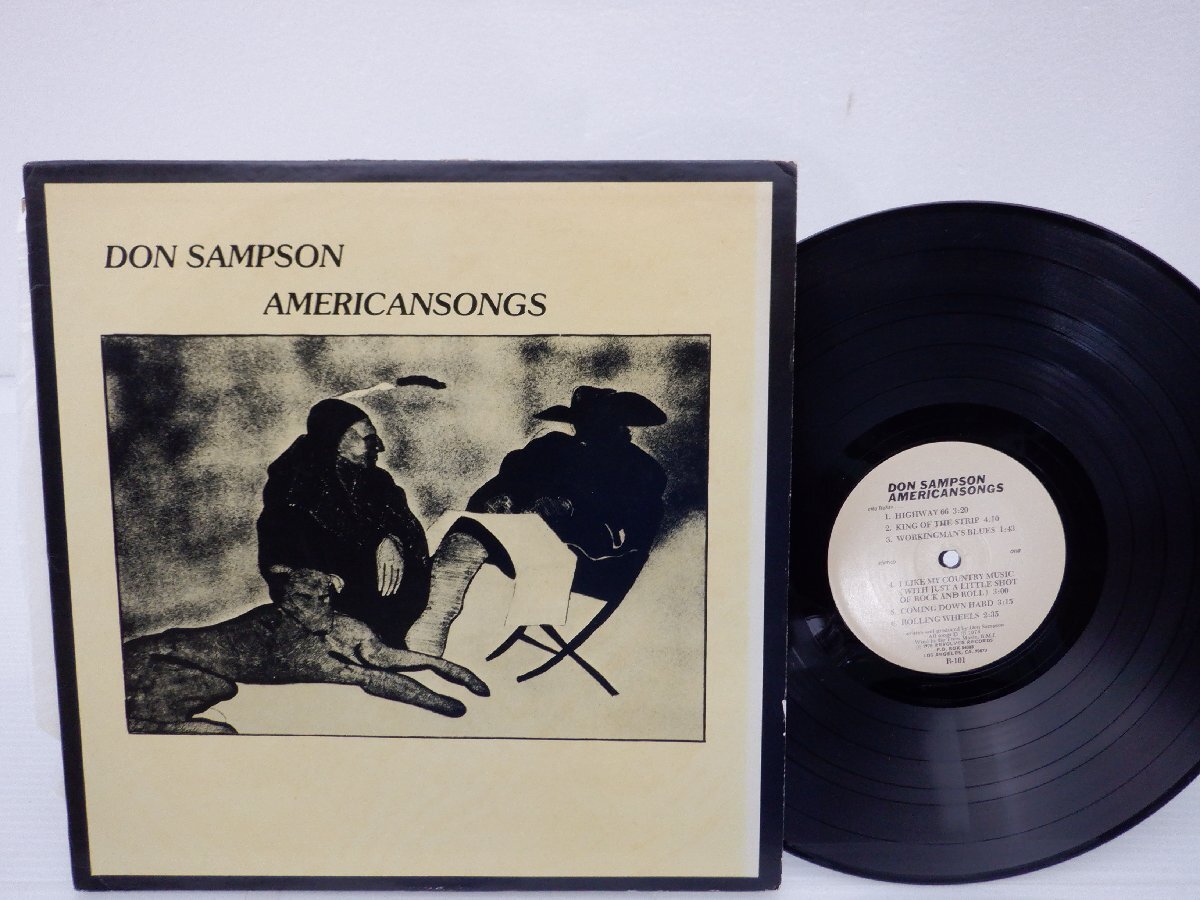 Don Sampson「Americansongs」LP/フォークの画像1