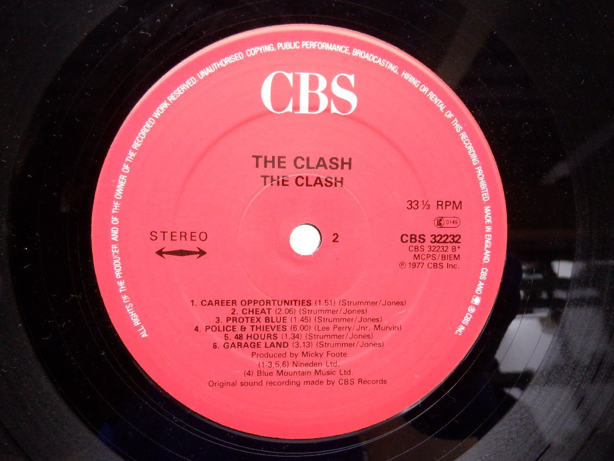 【UK盤】The Clash(クラッシュ)「The Clash」LP（12インチ）/CBS(CBS 32232)/ロック_画像2