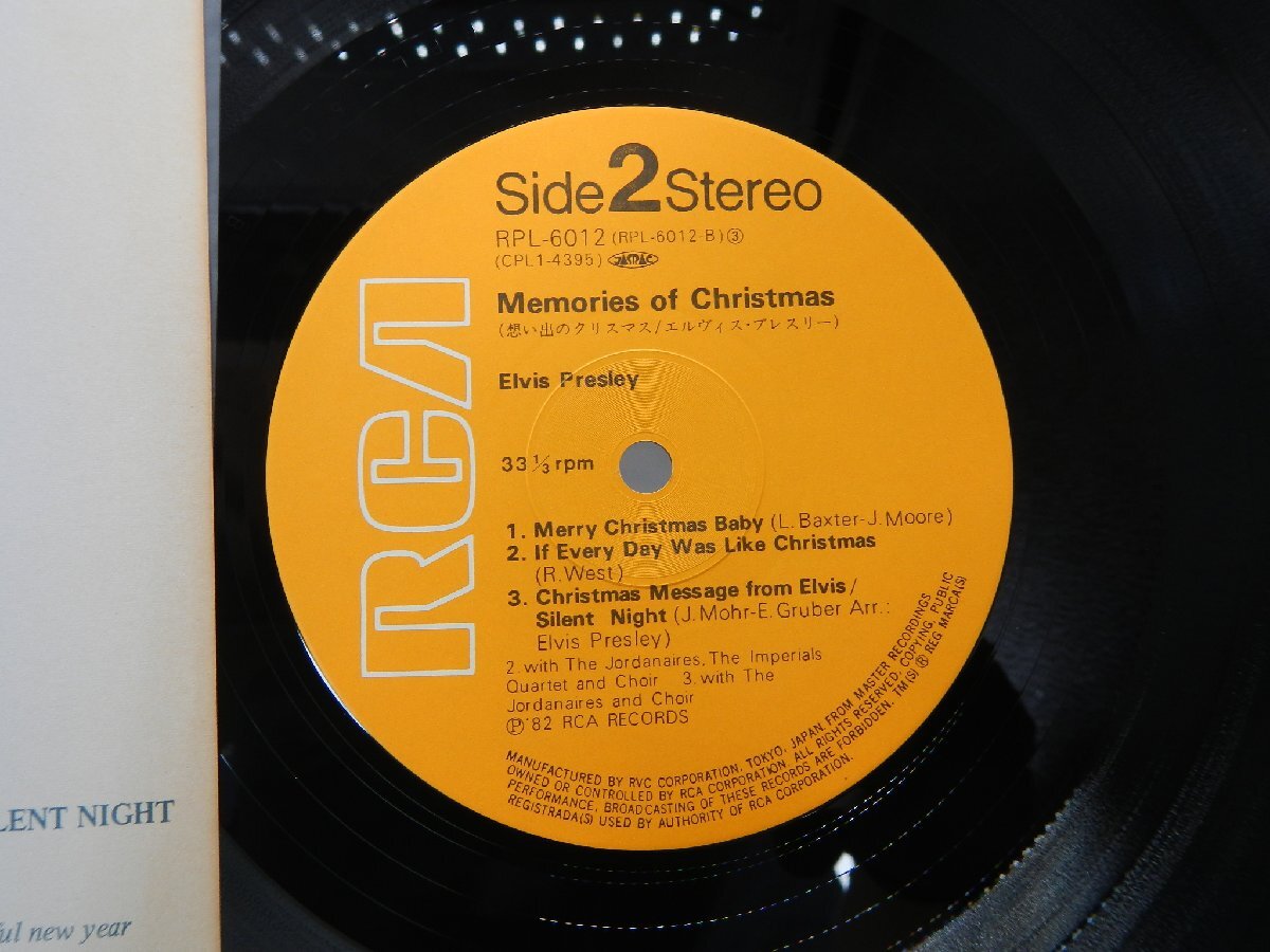 【帯付】Elvis Presley(エルヴィス・プレスリー)「Memories Of Christmas」LP（12インチ）/RCA(RPL-6012)/Rock_画像2