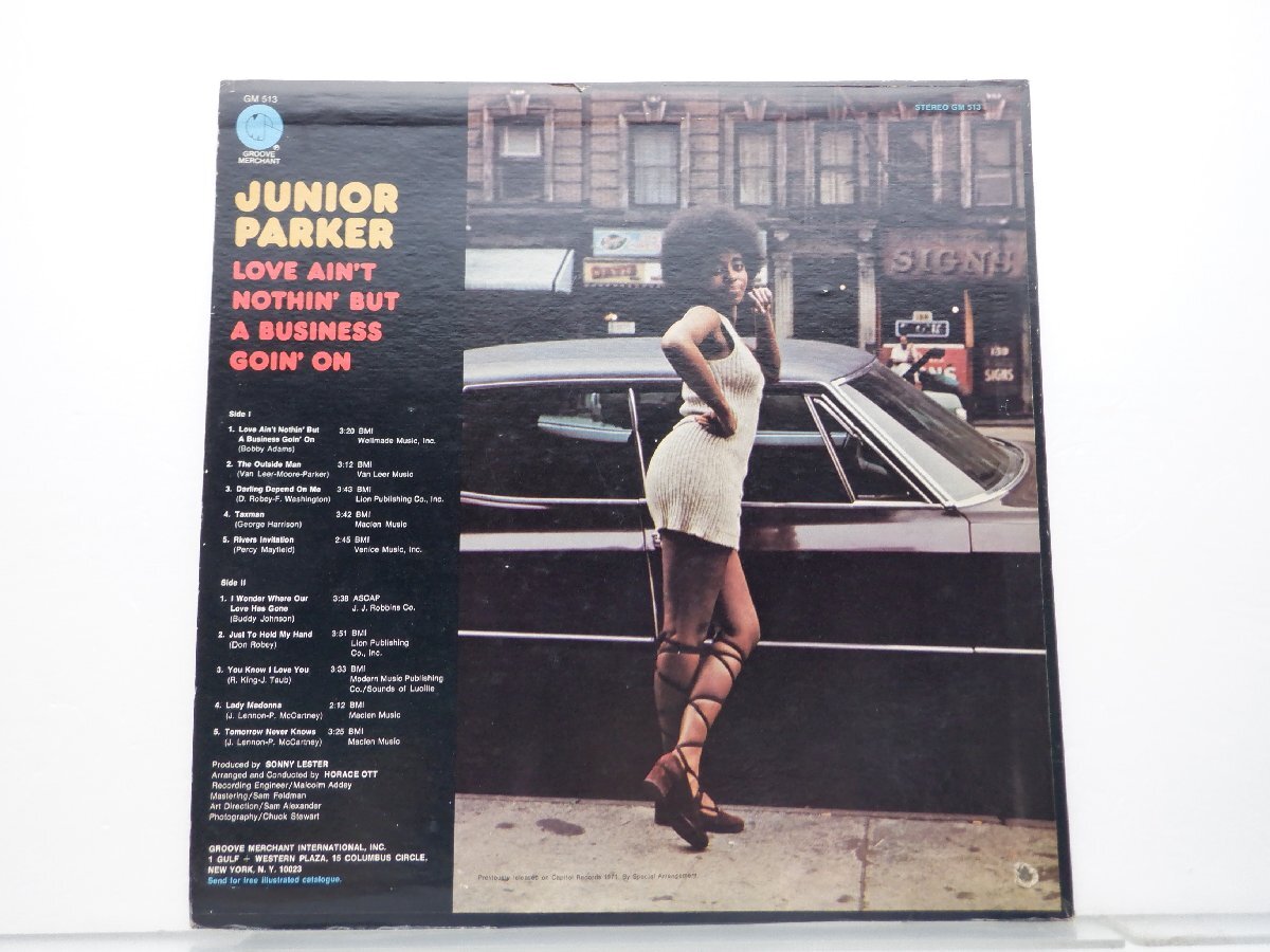 Junior Parker /Little Junior Parker「Love Ain't Nothin' But A Business Goin' On」LP（12インチ）/Groove Merchant(GM 513)/ブルースの画像2