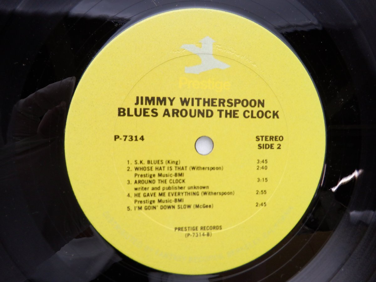 Jimmy Witherspoon「Blues Around The Clock」LP（12インチ）/Prestige(PR 7314)/ジャズの画像2