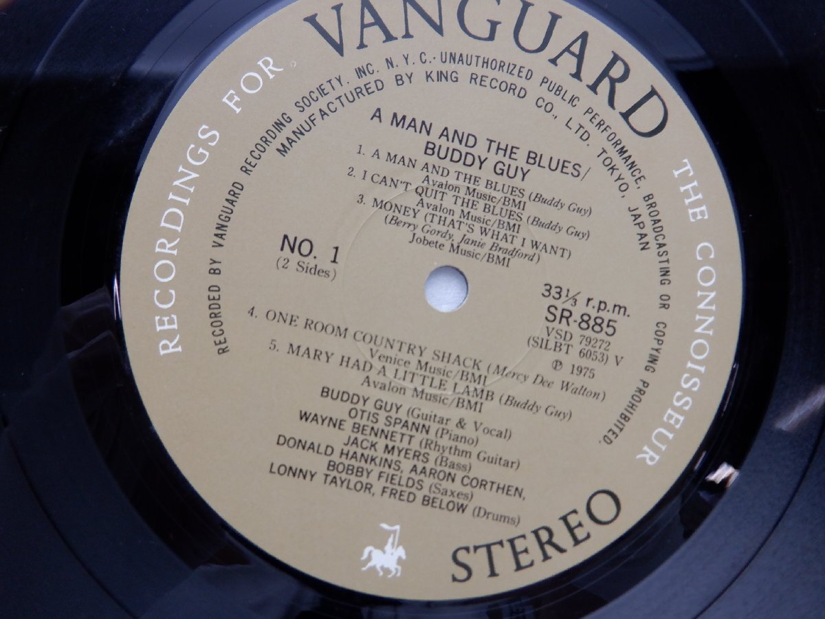 Buddy Guy「A Man And The Blues」LP（12インチ）/Vanguard(SR-885)/ブルースの画像2