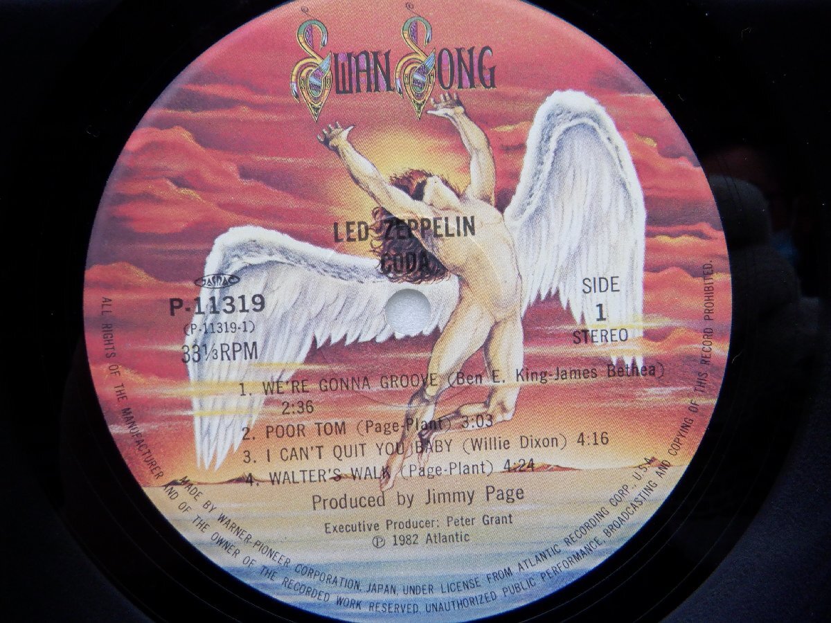 Led Zeppelin(レッド・ツェッペリン)「Coda(最終楽章)」LP（12インチ）/Swan Song(P-11319)/Rockの画像2