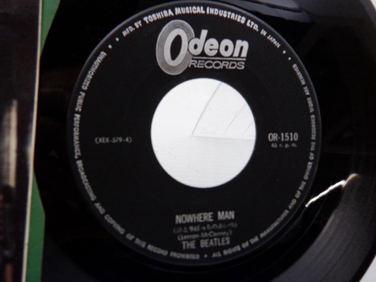 The Beatles(ビートルズ)「Nowhere Man / What Goes On(ひとりぼっちのあいつ/消えた恋)」EP（7インチ）/Odeon(OR-1510)/Rockの画像2