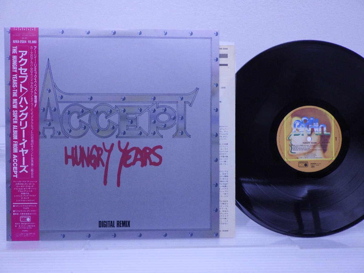【帯付】Accept「Hungry Years」LP（12インチ）/Brain(R28X-2004)/洋楽ロック_画像1