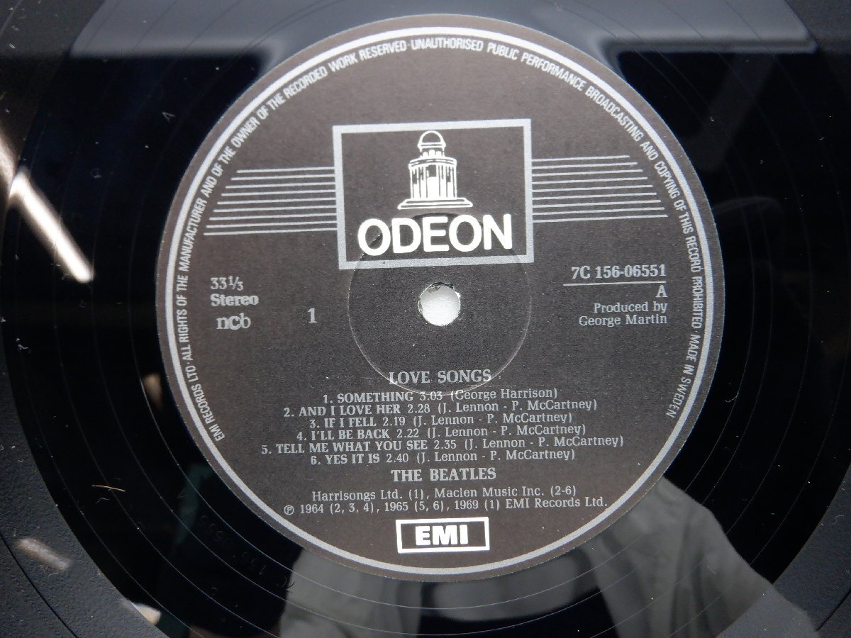 The Beatles「Love Songs」LP（12インチ）/Odeon(1C 172-06 550/51)/洋楽ロックの画像2