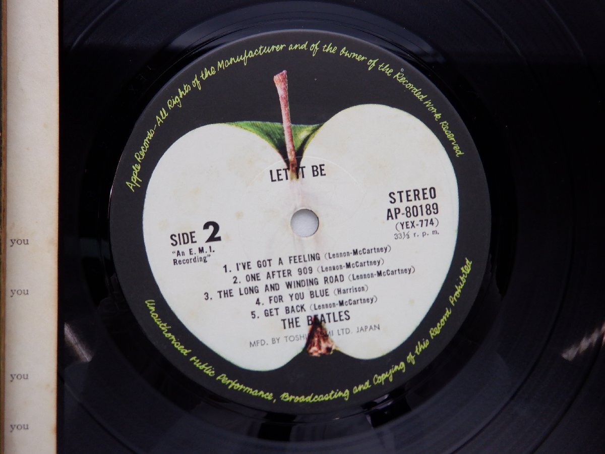 The Beatles(ビートルズ)「Let It Be(レット・イット・ビー)」LP（12インチ）/Apple Records(AP-80189)/ロック_画像2