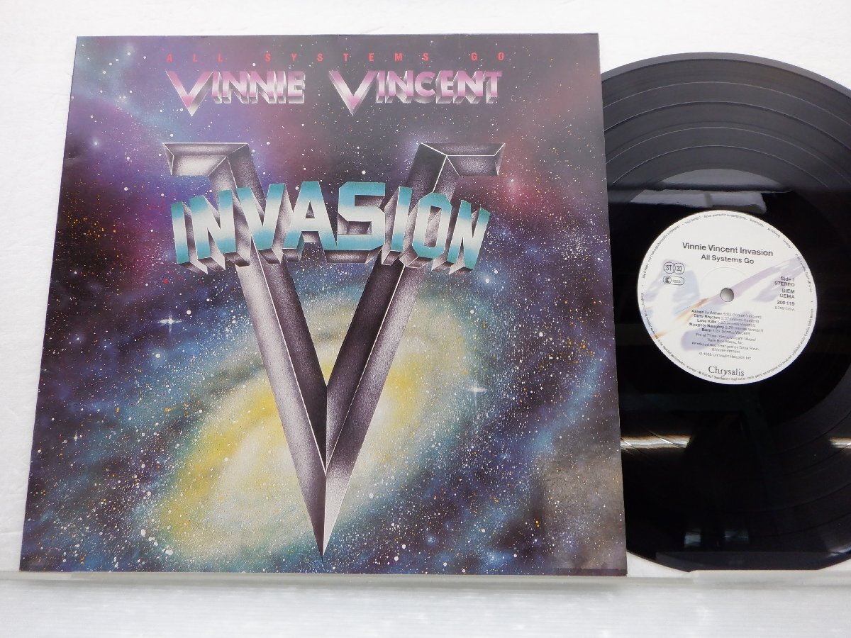 Vinnie Vincent Invasion「All Systems Go」LP（12インチ）/Chrysalis(209 119)/洋楽ロックの画像1