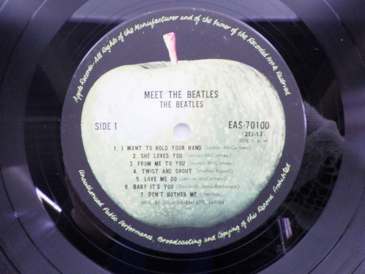The Beatles(ビートルズ)「Meet The Beatles(ビートルズ！)」LP（12インチ）/Apple Records(EAS-70100)/洋楽ロックの画像2