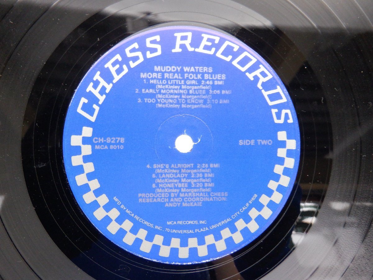 【US盤】Muddy Waters(マディ・ウォーターズ)「More Real Folk Blues」LP（12インチ）/Chess(CH-9278)/Bluesの画像2