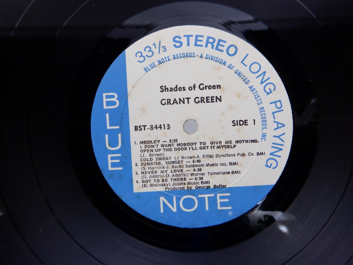 Grant Green「Shades Of Green」LP（12インチ）/Blue Note(BST-84413)/ジャズの画像2