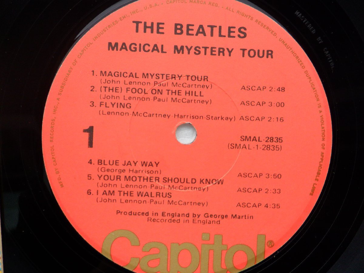 The Beatles(ビートルズ)「Magical Mystery Tour」LP（12インチ）/Capitol Records(SMAL-2835)/洋楽ロック_画像2