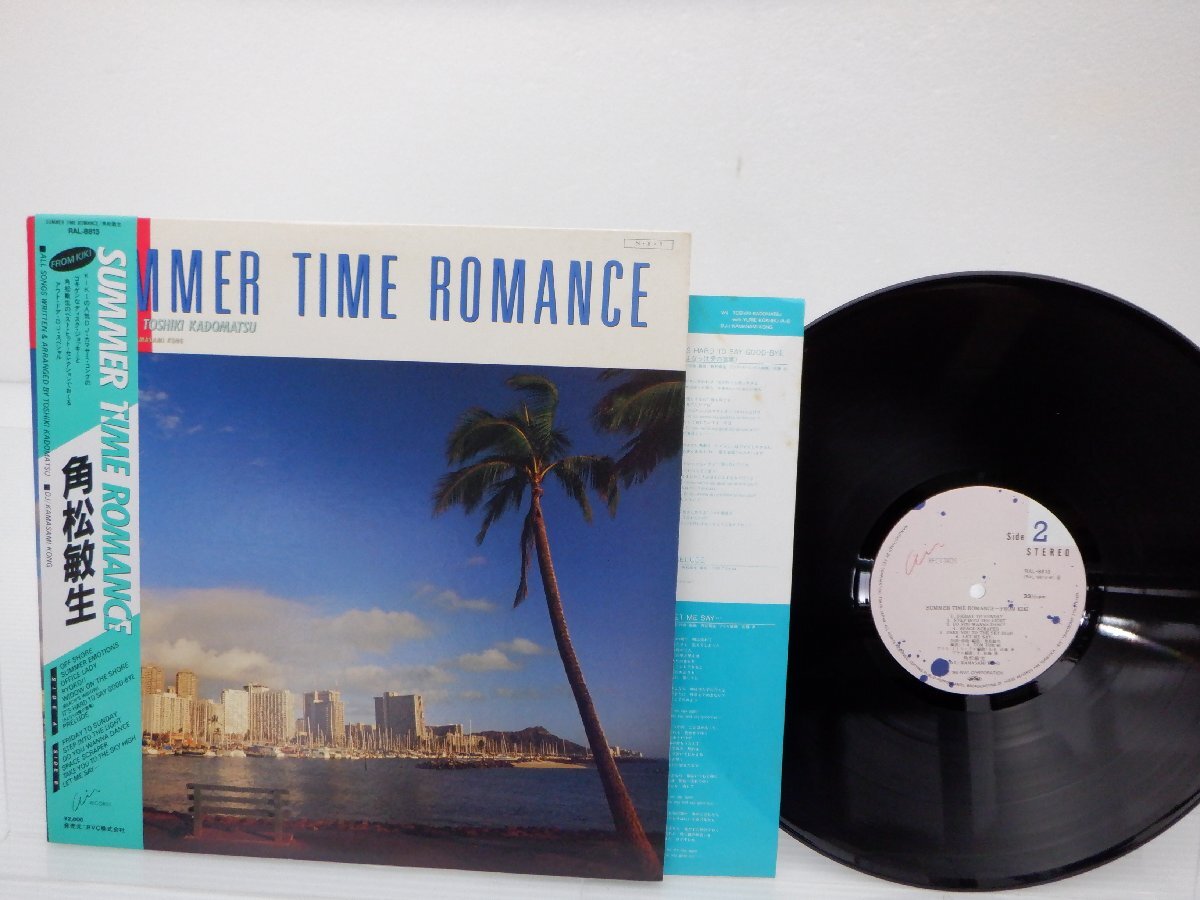 角松敏生「Summer Time Romance～From KIKI」LP（12インチ）/Air Records(RAL 8813)/Funk / Soulの画像1