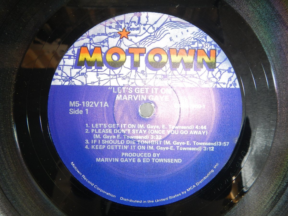 Marvin Gaye「Let's Get It On」LP（12インチ）/Motown(M5-192V1)/ファンクソウルの画像2