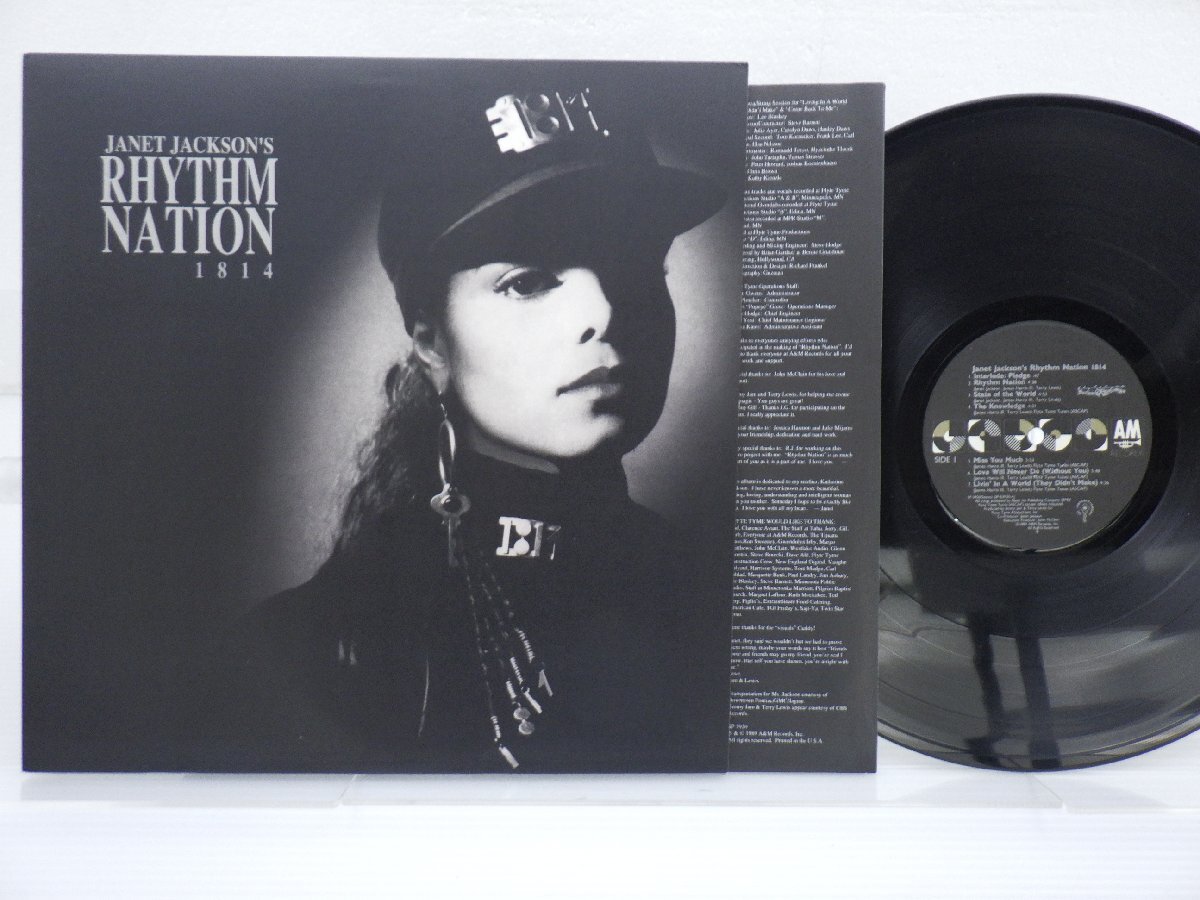 【US盤】Janet Jackson(ジャネット・ジャクソン)「Janet Jacksons Rhythm Nation 1814」LP（12インチ）/A&M Records(SP 3920)/Electronicの画像1