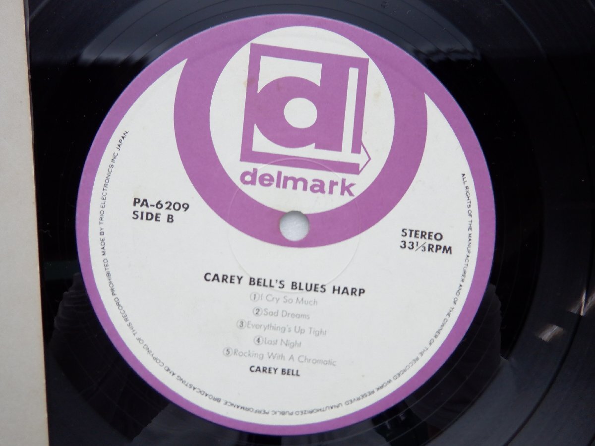 Carey Bell「Carey Bell's Blues Harp」LP（12インチ）/Delmark Records(PA-6209)/ブルースの画像2