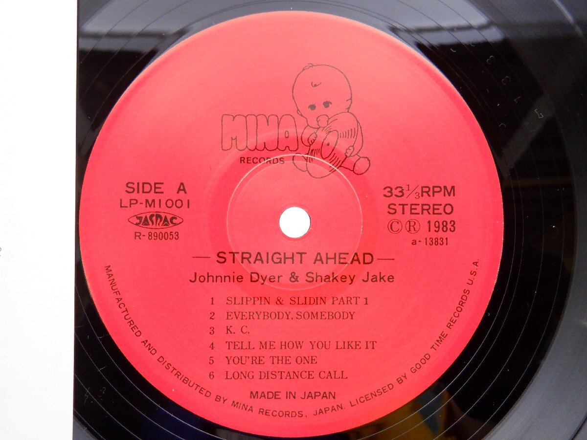 Johnnie Dyer /Johnny Dyer「Straight Ahead」LP（12インチ）/Mina Records(LP-M1001)/ブルースの画像2