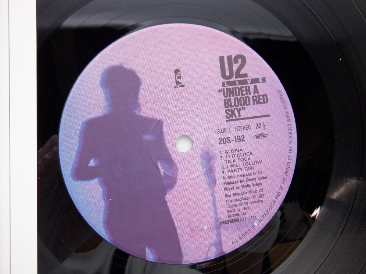 U2「Live Under A Blood Red Sky」LP（12インチ）/Island Records(20S-192)/洋楽ロックの画像2